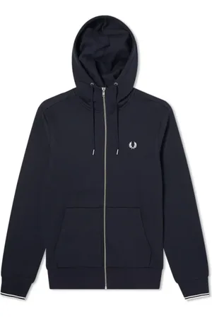 Fred Perry Herren, Sweatshirts & Hoodies, Blau, 2XLGröße:
