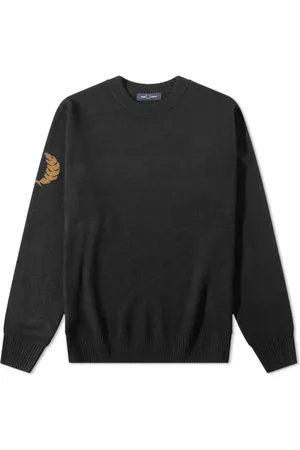 Fred Perry Herren, Sweatshirts & Hoodies, Schwarzk, XLGröße: