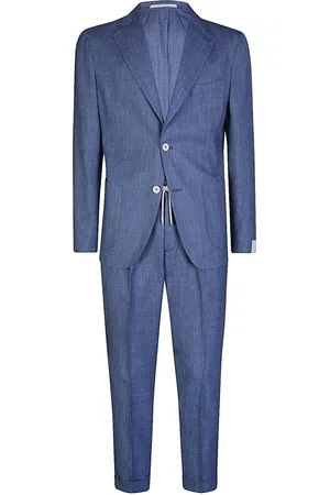 ELEVENTY Herren, Anzüge, Blau, 2XLGröße: