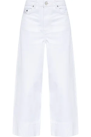 Ganni Damen, Hosen, Weiß, W26Größe: