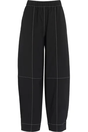 Ganni Damen, Hosen, Schwarzk, XSGröße: