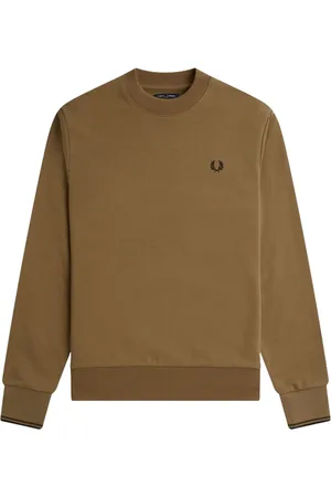 Fred Perry Herren, Sweatshirts & Hoodies, Braun, XLGröße: