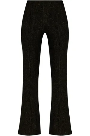 Ganni Damen, Hosen, Schwarzk, LGröße: