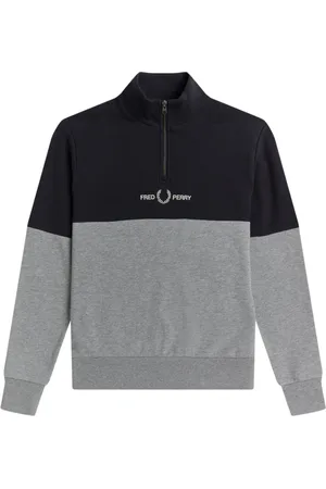 Fred Perry Herren, Sweatshirts & Hoodies, Mehrfarbig, 2XLGröße: