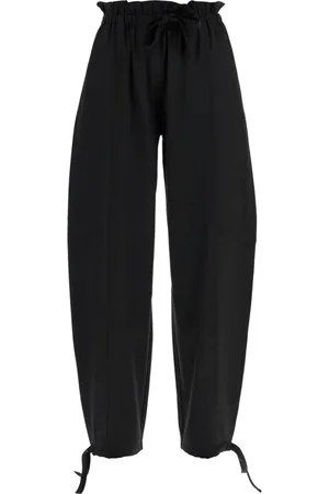 Ganni Damen, Hosen, Schwarzk, SGröße: