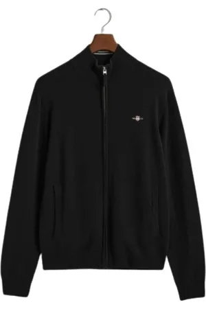GANT Herren, Strickwaren, Schwarzk, 2XLGröße: