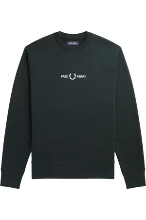 Fred Perry Herren, Sweatshirts & Hoodies, Grün, LGröße: