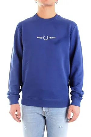 Fred Perry Herren, Sweatshirts & Hoodies, Blau, XLGröße: