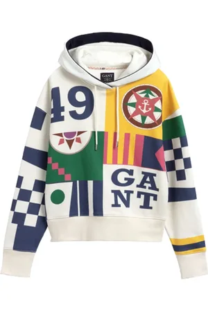 GANT Damen, Sweatshirts & Hoodies, Mehrfarbig, XSGröße: