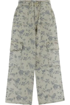 Ganni Damen, Jeans, Grau, W25Größe: