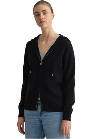 GANT Damen, Sweatshirts & Hoodies, Schwarzk, XSGröße: