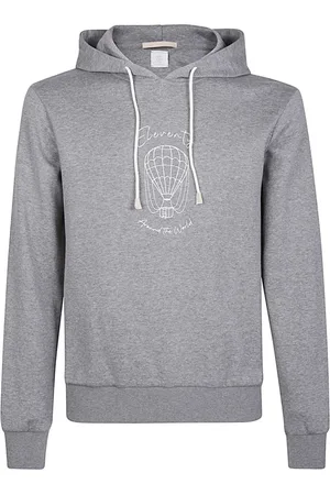 ELEVENTY Herren, Sweatshirts & Hoodies, Grau, SGröße: