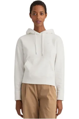 GANT Damen, Sweatshirts & Hoodies, Weiß, MGröße: