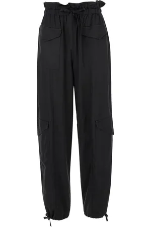 Ganni Damen, Hosen, Schwarzk, XSGröße: