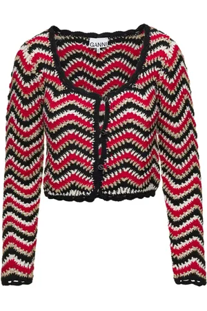 Ganni Damen, Strickwaren, Rot, MGröße: