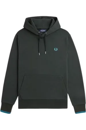 Fred Perry Herren, Sweatshirts & Hoodies, Grün, LGröße: