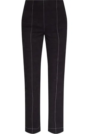 Ganni Damen, Hosen, Schwarzk, MGröße: