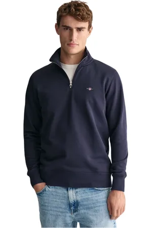 GANT Herren, Sweatshirts & Hoodies, Blau, 2XLGröße: