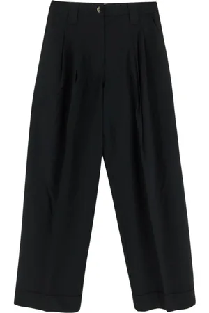 Ganni Damen, Hosen, Schwarzk, SGröße: