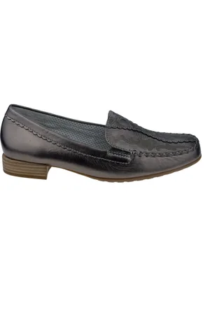 Gabor Damen, Schuhe, Grau, 38 1/2 EUGröße: