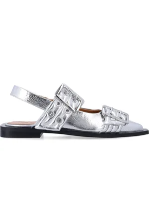 Ganni Damen, Schuhe, Grau, 37 EUGröße: