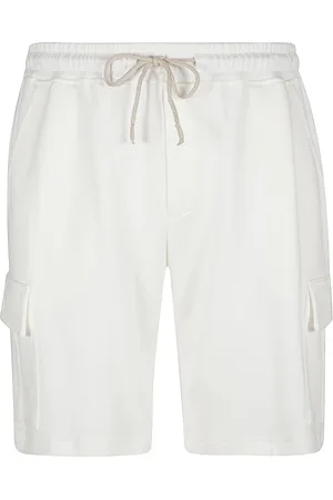 ELEVENTY Herren, Shorts, Weiß, LGröße: