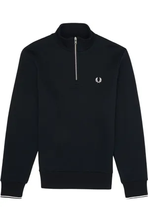 Fred Perry Herren, Sweatshirts & Hoodies, Blau, LGröße: