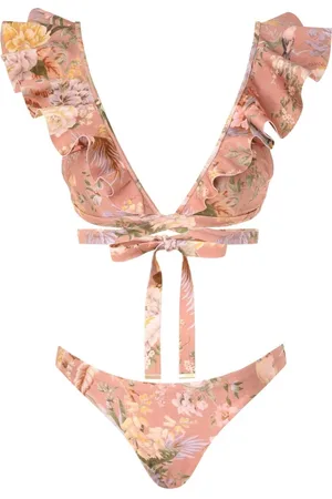 ZIMMERMANN Damen, Bademode, Rosa, SGröße: