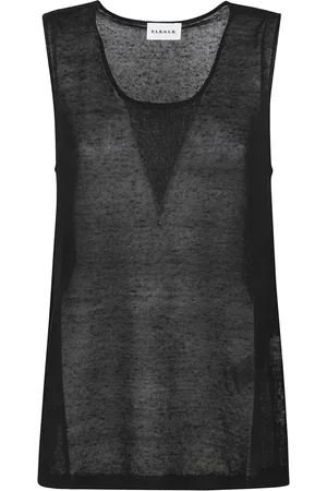P.A.R.O.S.H. Damen, Oberteile, Schwarzk, SGröße: