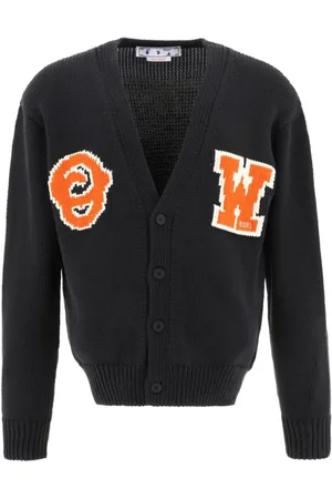 OFF-WHITE Herren, Strickwaren, Schwarzk, SGröße: