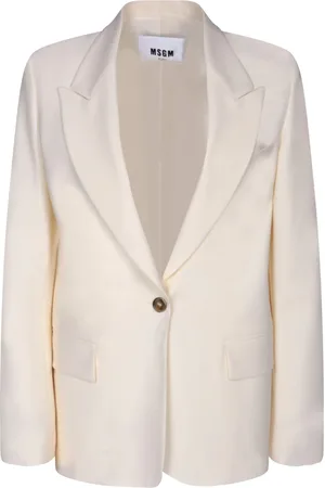 Msgm Damen, Jacken, Weiß, SGröße: