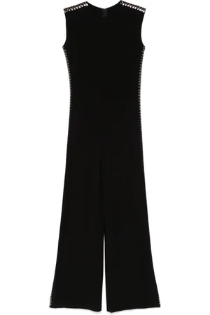 Norma Kamali Damen, Jumpsuits & Playsuits, Schwarzk, MGröße: