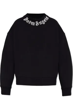 Palm Angels Herren, Sweatshirts & Hoodies, Schwarzk, MGröße: