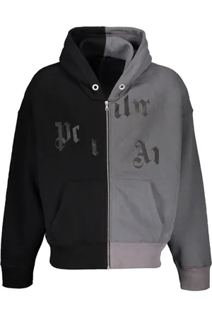 Palm Angels Herren, Sweatshirts & Hoodies, Schwarzk, XLGröße: