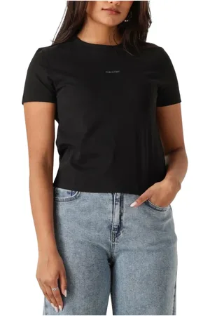 Calvin Klein Damen, Oberteile, Schwarzk, LGröße: