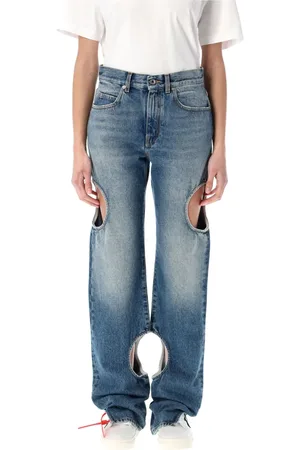 OFF-WHITE Damen, Jeans, Blau, W26Größe: