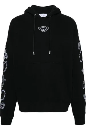 OFF-WHITE Herren, Sweatshirts & Hoodies, Schwarzk, MGröße: