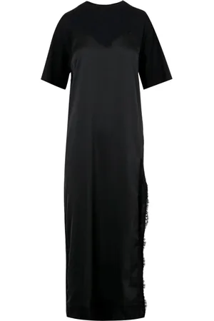 Msgm Damen, Kleider, Schwarzk, SGröße: