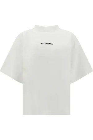 Balenciaga Damen, Oberteile, Weiß, LGröße: