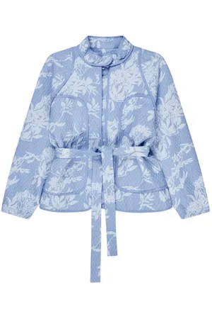 Munthe Damen, Jacken, Blau, LGröße: