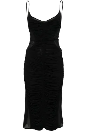 MUGLER Damen, Kleider, Schwarzk, MGröße: