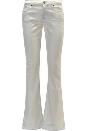 P.A.R.O.S.H. Damen, Jeans, Weiß, MGröße: