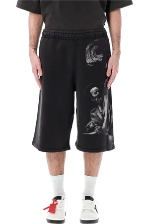 OFF-WHITE Herren, Shorts, Schwarzk, SGröße: