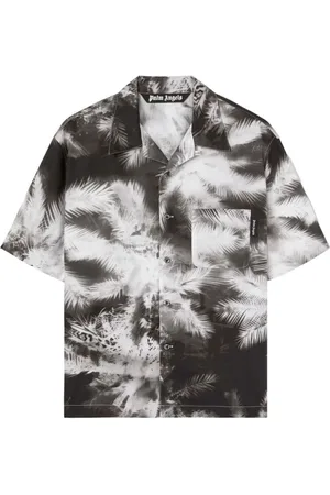 Palm Angels Herren, Shirts, Schwarzk, LGröße: