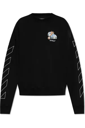 OFF-WHITE Herren, Sweatshirts & Hoodies, Schwarzk, SGröße: