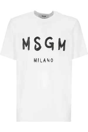 Msgm Herren, Oberteile, Weiß, LGröße: