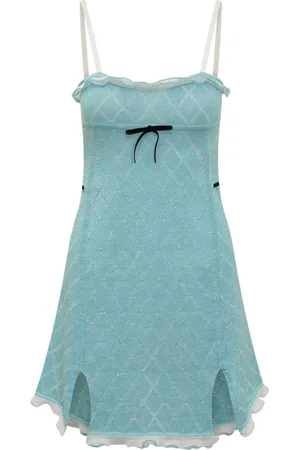 CORMIO Damen, Kleider, Blau, SGröße: