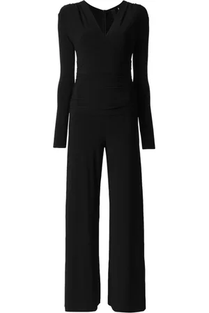 Norma Kamali Damen, Jumpsuits & Playsuits, Schwarzk, LGröße: