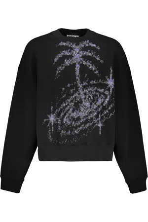 Palm Angels Herren, Sweatshirts & Hoodies, Schwarzk, XLGröße: