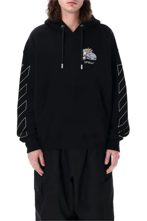 OFF-WHITE Herren, Sweatshirts & Hoodies, Schwarzk, SGröße: